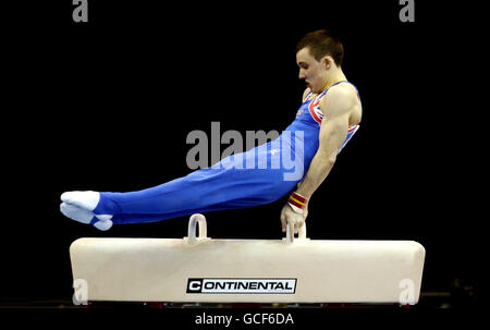 Gymnastik - Herren-Europameisterschaft 2010 - Tag 2 - National Indoor Arena Stockfoto