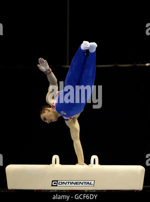 Gymnastik - Herren-Europameisterschaft 2010 - Tag 2 - National Indoor Arena Stockfoto