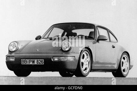 Der neue leichte Porsche 911 Carrera RS mit 260 PS soll im Sommer 1991 produziert werden. Stockfoto