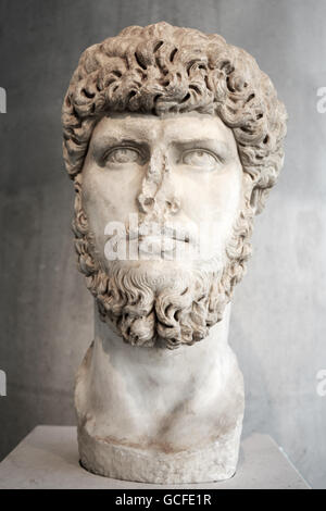 Porträt des Kaisers Lucius Verus Stockfoto