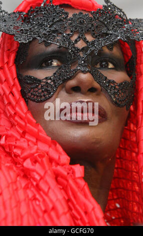 Grace Jones-Ausstellung Stockfoto