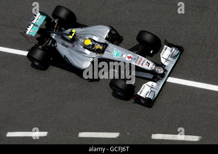 Formel-1-Autorennen - Großer Preis Von Spanien - Training - Catalunya Circuit. Mercedes Nico Rosberg beim zweiten Training auf dem Catalunya Circuit, Barcelona. Stockfoto