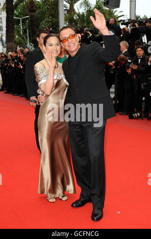 63. Filmfestspiele von Cannes - treffen Sie eine hohe dunkle fremde Screening Stockfoto