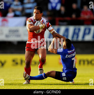 Rugby League - Engage Super League - Salford Stadt-Rottöne V St. Helens - The Willows Stockfoto