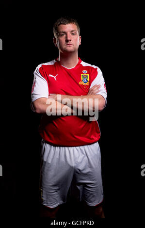 Fußball - Morecambe Play Off Feature - Christie Park. Darren Moss, Morecambe Stockfoto