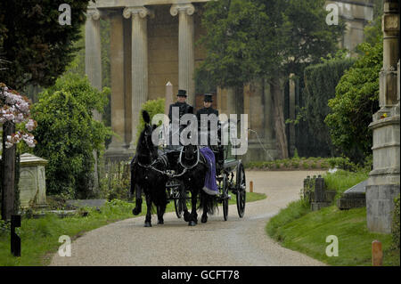 Viktorianische Arnos Vale Cemetery Wiedereröffnung Stockfoto