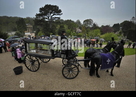 Viktorianische Arnos Vale Cemetery Wiedereröffnung Stockfoto