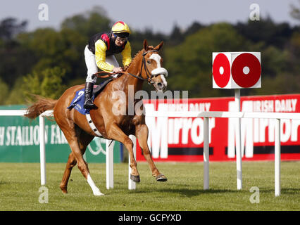 Pferderennen Sie - Derrinstown Derby Trial - Leopardstown Racecourse Stockfoto