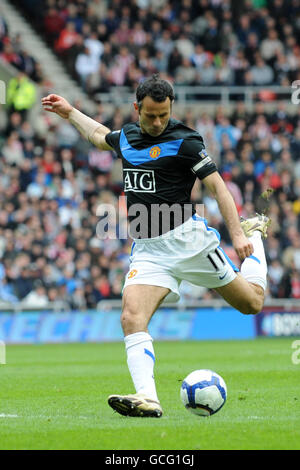 Fußball - Barclays Premier League - Sunderland gegen Manchester United - Stadium of Light. Ryan Giggs, Manchester United Stockfoto