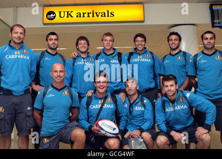 Rugby-Union - Emirates Airline Edinburgh Sevens Festival Anreise - Flughafen Edinburgh Stockfoto