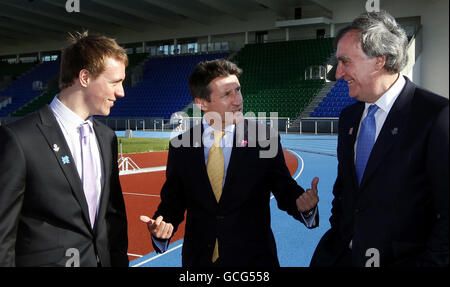Sport - 2012 in London und Glasgow 2014 Zeichen Memorandum of Understanding - Scotstoun Stadion Stockfoto