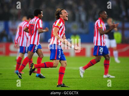 Fußball - UEFA Europa League - Finale - Atletico Madrid gegen Fulham - HSH Nordbank Arena Stockfoto