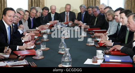 Kabinettssitzung Stockfoto