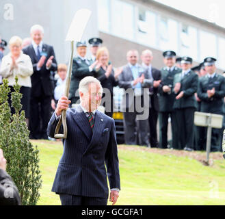 Charles besucht Nordirland Stockfoto