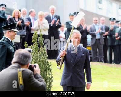 Charles besucht Nordirland Stockfoto