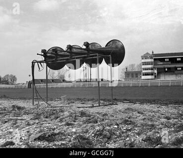 Newbury Racecourse bereit für-Neueröffnung 1949 Stockfoto