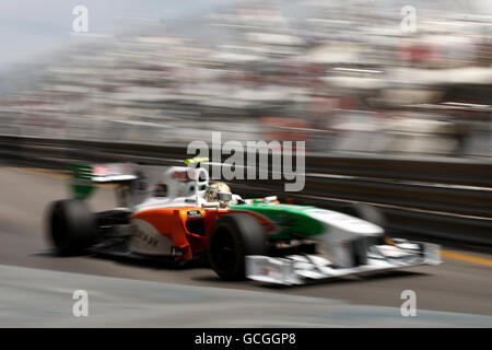 Formel-1-Autorennen - großer Preis von Monaco - Training und Qualifikation - Circuit de Monaco. Adrian Sutil (GER), Force India. Stockfoto
