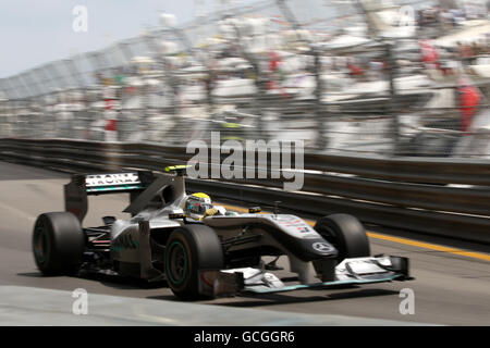 Formel-1-Autorennen - großer Preis von Monaco - Training und Qualifikation - Circuit de Monaco. Nico Rosberg (GER), Mercedes GP. Stockfoto