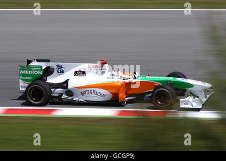 Formel-1-Motorsport - großer Preis von Spanien - Training und Qualifikation - Catalunya Circuit. Adrian Sutil, Force India-Mercedes Stockfoto