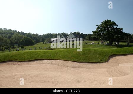 Golf - The Celtic Manor Wales Open 2010 - Round One - The Celtic Manor Resort. Gesamtansicht des Celtic Manor Resort Stockfoto