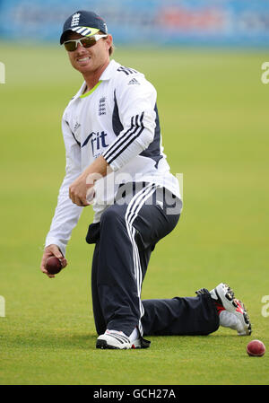 Cricket - npower Second Test - England gegen Bangladesch - England Nets Session - Old Trafford. Englands Ian Bell während einer Nets-Sitzung Stockfoto