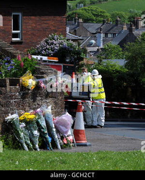 Dreharbeiten in Cumbria Stockfoto