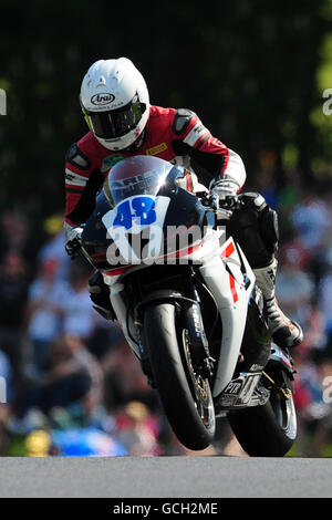 Joe Dickinson von Honda PTR während der Fuchs-Silkolene British Supersport Championship Stockfoto