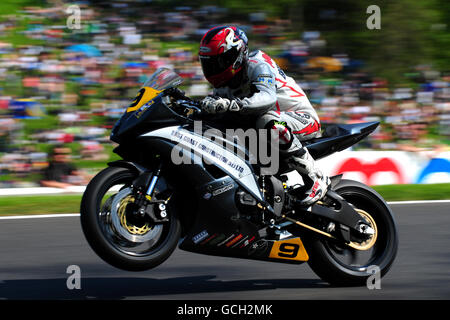 Patrick McDougall von Yamaha East Coast Racing während der Fuchs-Silkolene British Supersport Championship Stockfoto