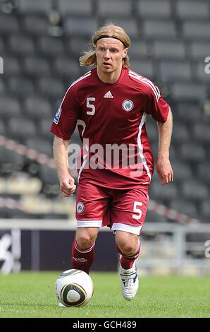 Fußball - International freundlich - Ghana - Lettland - Stadion:MK. Juris Laizans, Lettland Stockfoto