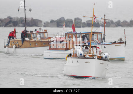 'Wenig Schiffe' Rückkehr nach Ramsgate Stockfoto