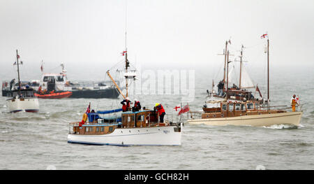 'Wenig Schiffe' Rückkehr nach Ramsgate Stockfoto