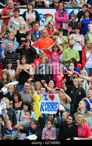 Socceraid - England V Rest der Welt - Old Trafford Stockfoto