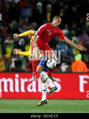 Fußball - 2010 FIFA World Cup South Africa - Gruppe G - Brasilien V Nordkorea - Ellis Park Stockfoto