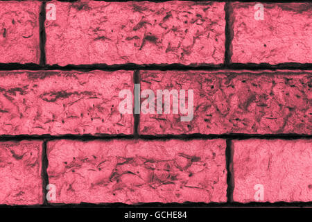 Perfekte hochauflösende rot rötlich grau natürliche urban Mauer Hintergrund Stockfoto