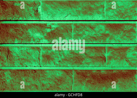 Perfekte Licht dunkel grün rötlich grünlich hochauflösende natürliche urban Mauer Hintergrund Stockfoto