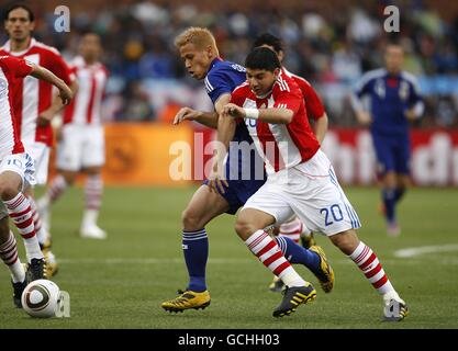 Fußball - 2010 FIFA World Cup South Africa - Runde von 16 - Paraguay V Japan - Loftus Versfeld Stadion Stockfoto