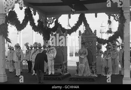 König George V Coronation - Delhi Durbar Stockfoto