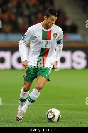 Fußball - 2010 FIFA World Cup South Africa - Runde von 16 - Spanien / Portugal - Green Point Stadion Stockfoto