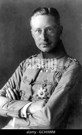 DER EX-KRONPRINZ VON DEUTSCHLAND, FREDERICK WILLIAM (1882-1951), DER IM EXIL LEBT. 1920. Stockfoto