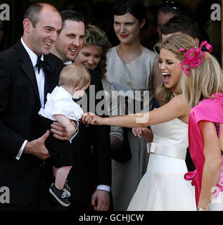 Brian O'Driscoll Hochzeit Stockfoto