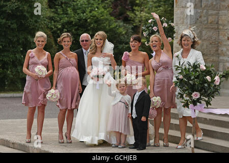 Brian O'Driscoll Hochzeit Stockfoto