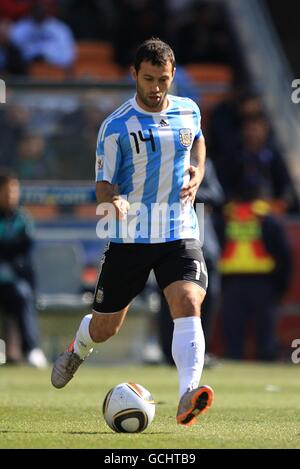 Fußball - 2010 FIFA World Cup South Africa - Gruppe-B - Argentinien V Südkorea - Soccer City-Stadion Stockfoto