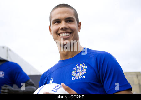 Fußball - Barclays Premier League - Everton neues Zuhause Kit Launch - Liverpool Stockfoto