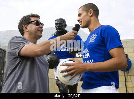 Fußball - Barclays Premier League - Everton neues Zuhause Kit Launch - Liverpool Stockfoto