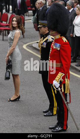 Sarkozy besucht London Stockfoto