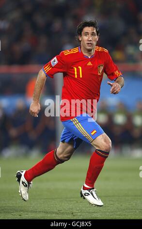 Fußball - FIFA Fußball-Weltmeisterschaft Südafrika 2010 - Gruppe H - Spanien gegen Honduras - Ellis Park. Joan Capdevila, Spanien Stockfoto