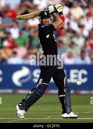 -NatWest Serie - zweite One Day International - England V Australien - SWALEC KricketStadium Stockfoto