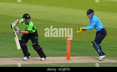 Cricket - Friends Provident Twenty20 - Surrey V Sussex - The Brit Oval. Steven Davies von Surrey in Aktion Stockfoto