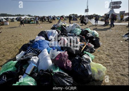 Glastonbury Festival 2010 - allgemeine Ansichten Stockfoto