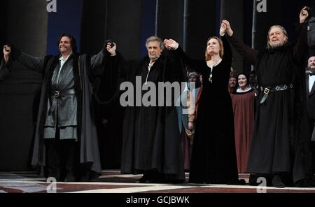 Placido Domingo am Royal Opera House Stockfoto